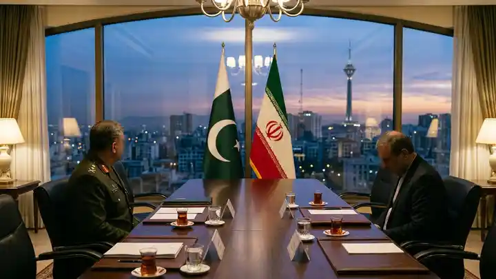 Asim Munir Tehran visit talks with Iranian president and Makkah pact allies